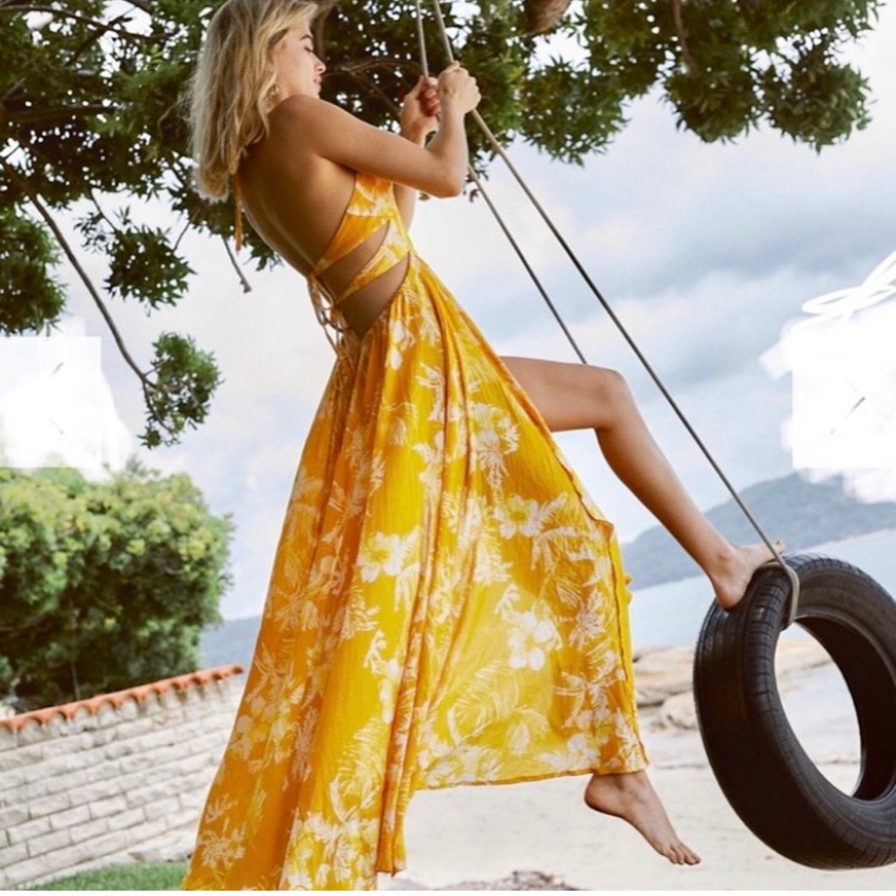 ❤️Free People Hawaii Honey dress